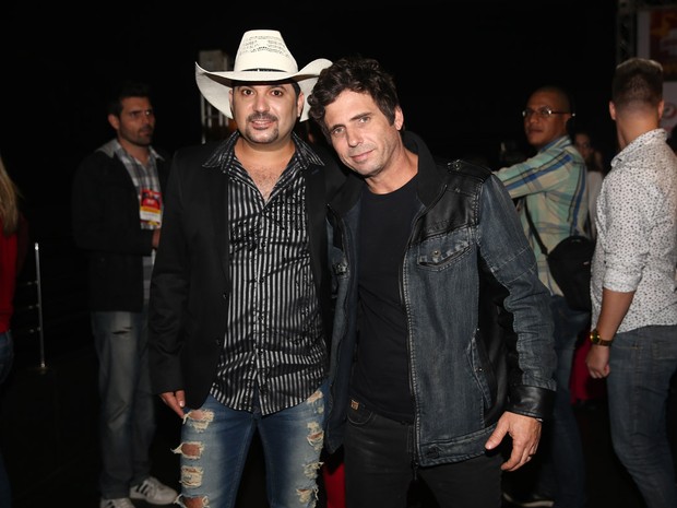 Edson e Hudson em festa em São Paulo (Foto: Manuela Scarpa/ Foto Rio News)