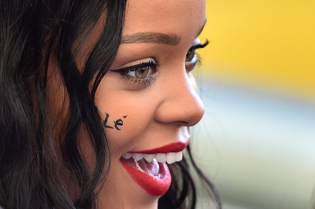 Rihanna no Maracanã (Foto: Agência AFP)