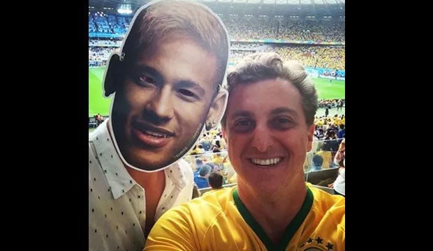 "Ashton-Neymar- Kutcher" e Luciano Huck (Foto: Instagram / Reprodução)