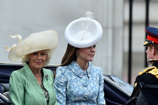 Kate Middleton no  Trooping the Colour (Foto: Reuters)