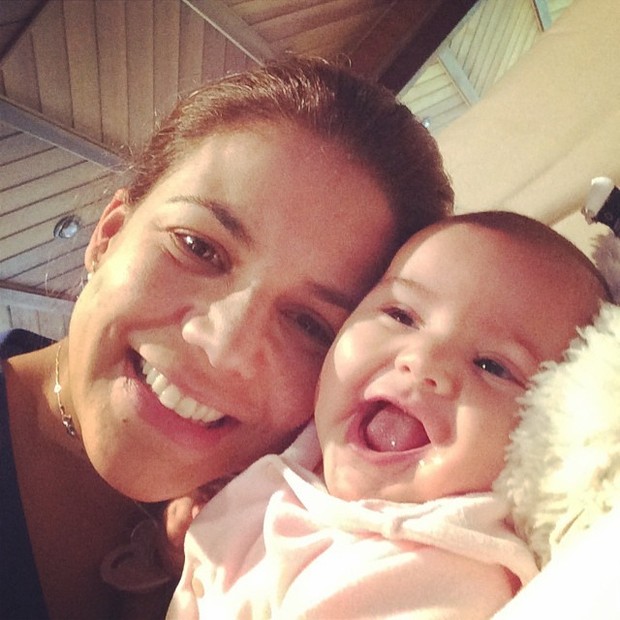 Nivea Stelmann e filha, Bruna (Foto: Instagram / Reprodução)