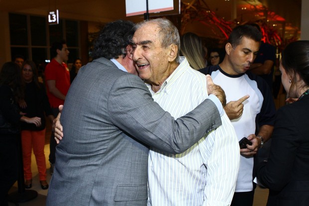 Tony Ramos e Elias Gleizer (Foto: Raphael Mesquita / FotoRioNews)