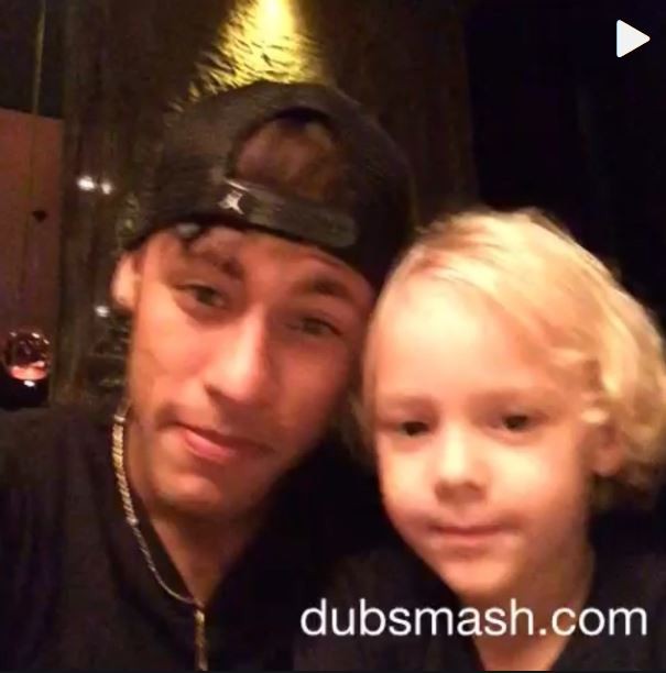 Neymar e filho (Foto: instagram/reprodução)