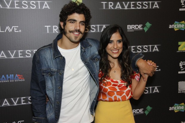 Caio Castro e Camila Camargo - Pré estreia do filme Travessia (Foto: Marcos Ferreira / Brazil News / Divulgação )