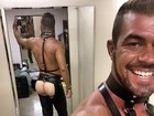 Bruno Miranda, o Borat de 'Amor & sexo', mostra look para o programa