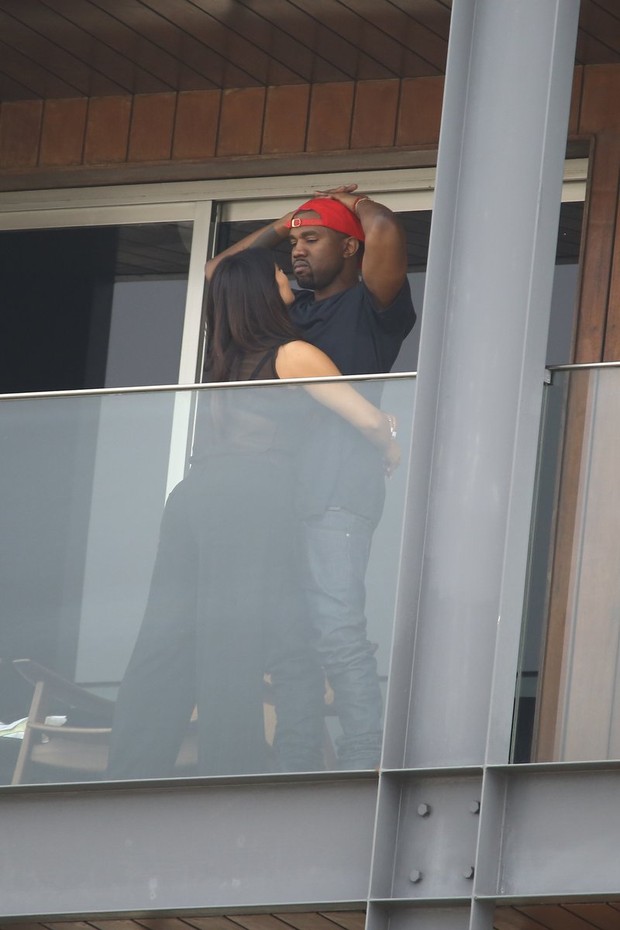 Kim Kardashian e Kanye West (Foto: Gabriel reis/ Ag. News)