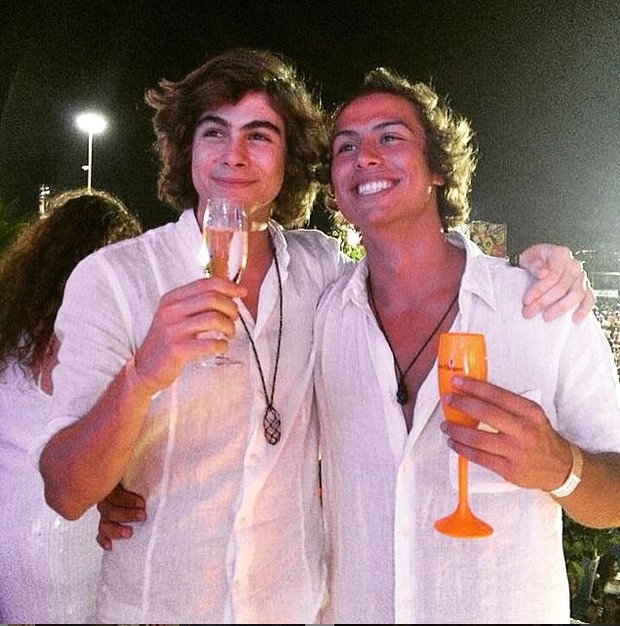 Rafael Vitti com o irmão Francisco Vitti (Foto: Instagram)