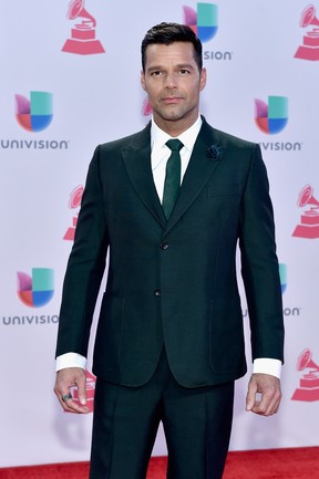 Ricky Martin em prêmio de música em Las Vegas, nos estados Unidos (Foto: David Becker/ Getty Images/ AFP)