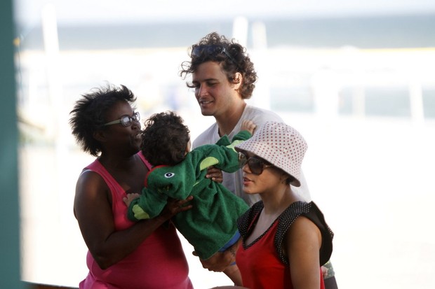 Aparecida Petrowky e Felipe Dylon (Foto: Marcos Ferreira / Foto Rio News)