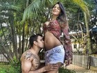 Lucilene Caetano anuncia gravidez: 'Benção'