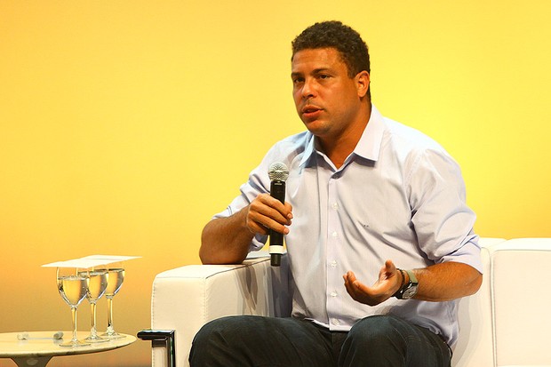 Ronaldo em evento em São Paulo (Foto: Iwi Onodera / EGO)