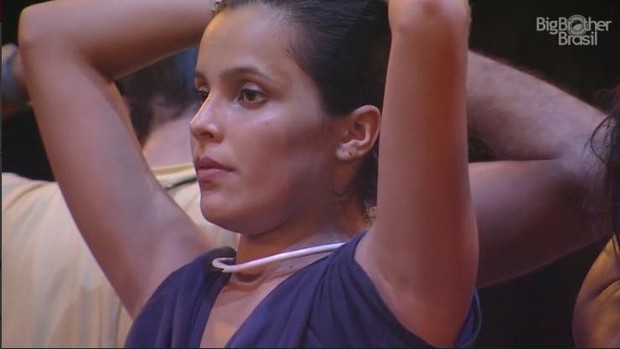 Emily disputa liderança com Rômulo  (Foto: Reprodução/TV Globo)