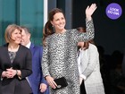 Look do dia: Kate Middleton aposta em estampa com animal print