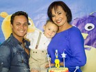 Solange Couto comemora aniversário de 2 anos do filho no Rio