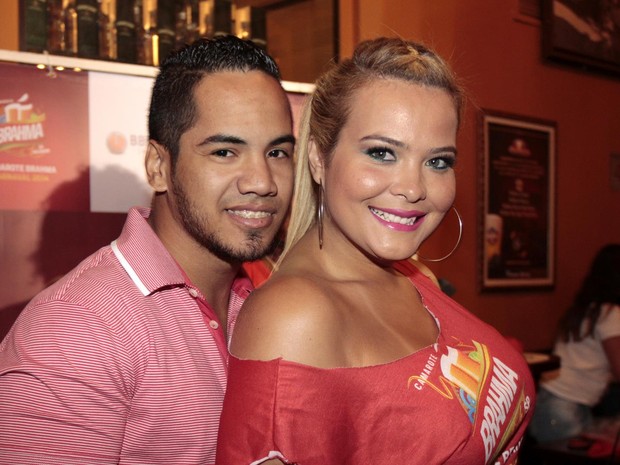 Geisy Arruda com o namorado, Ricardo de Souza, em festa em São Paulo (Foto: Paduardo/ Ag. News)