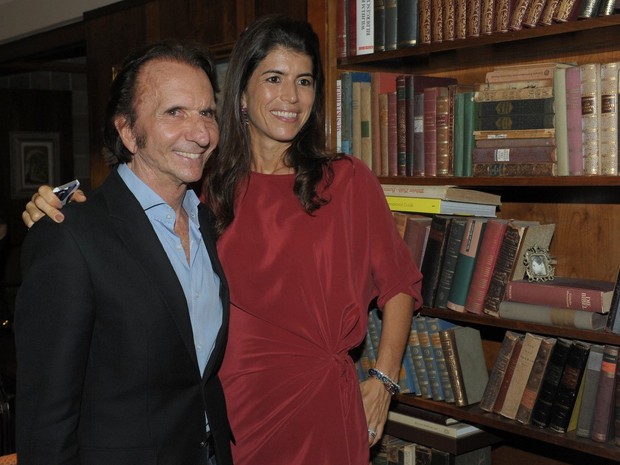 Emerson Fittipaldi e Rossana Fanucchi (Foto: Francisco Cepeda / AgNews)