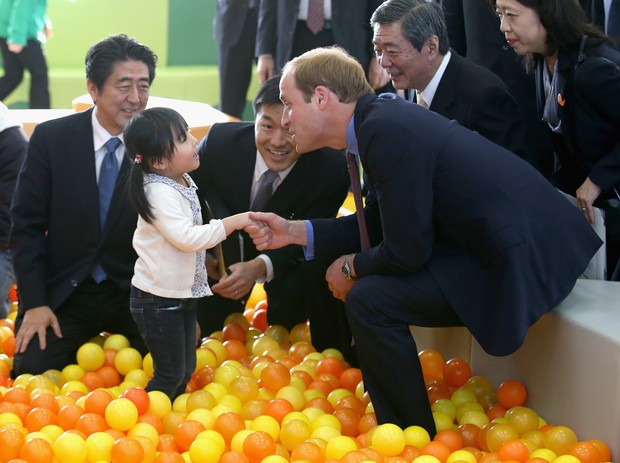 Príncipe William em visita ao Japão (Foto: Getty Images)