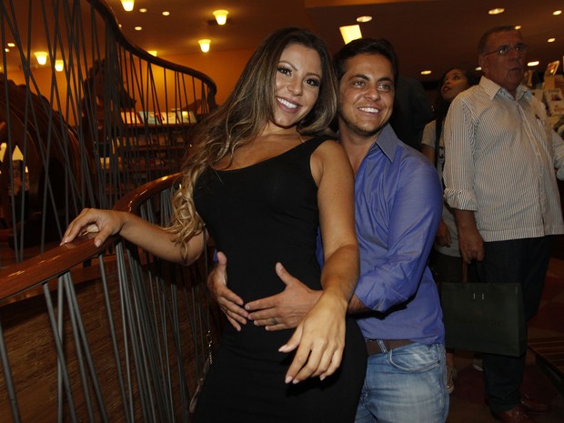 Thammy Miranda e Andressa Ferreira em evento em São Paulo (Foto: Celso Tavares/ EGO)