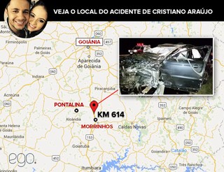 Vidente teria avisado Cristiano Araújo sobre acidente na rodovia BR153