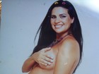 Solange Gomes posta antiga em que aparece grávida e pelada