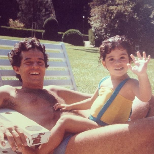 Carol Castro posta foto com o pai (Foto: Instagram/Reprodução)