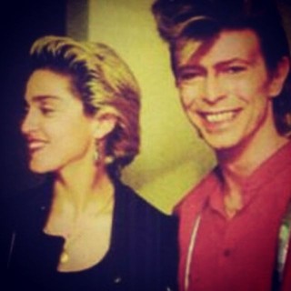 Madonna e David Bowie (foto de arquivo) (Foto: Instagram/ Reprodução)