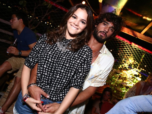 Bruna Marquezine e Marlon Teixeira em festa na Zona Sul do Rio (Foto: Raphael Mesquita/ Divulgação)