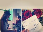 Marquezine recebe flores de Neymar e se declara: 'Te amo cada dia mais'