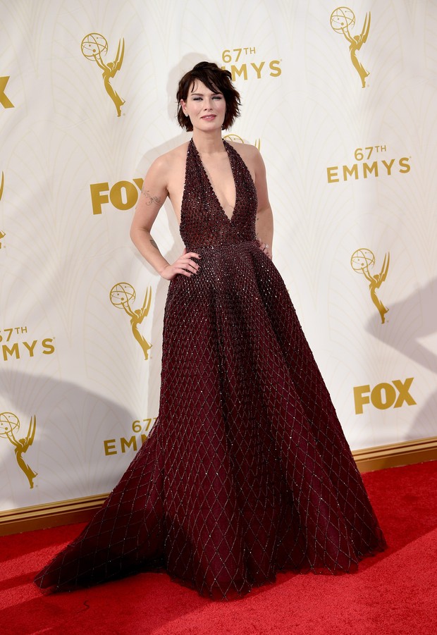 Lena Headey no Emmy Awards (Foto: Getty Images)