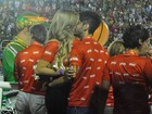 Após reatar, Gusttavo Lima curte carnaval com namorada coleguinha