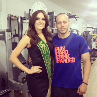 Melissa Gurgel e o personal trainer Mardoque Prado (Foto: Reprodução/Instagram)