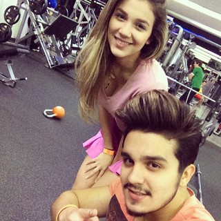 Luan Santana com a irmã, Bruna (Foto: Instagram / Reprodução)