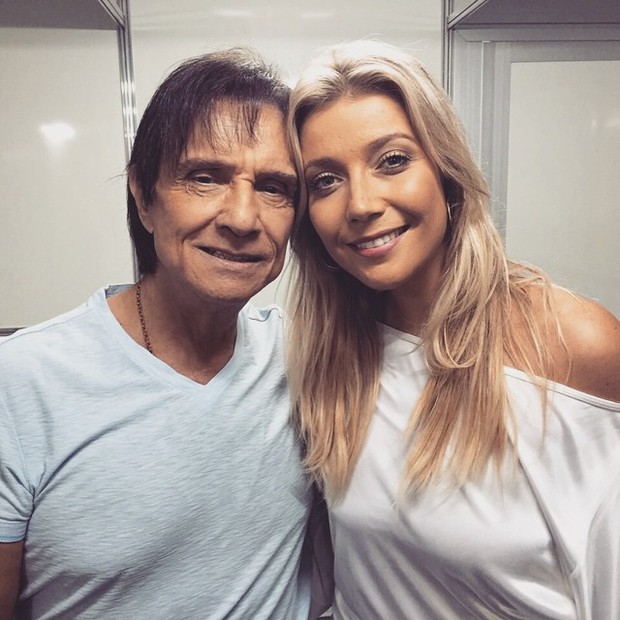 Roberto Carlos e Luiza Possi (Foto: Reprodução/Instagram)