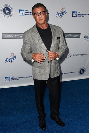 Sylvester Stallone em evento beneficente em Los Angeles, nos Estados Unidos (Foto: Frazer Harrison/ Getty Images/ AFP)