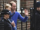Príncipe William deixa hospital e retorna com George: 'Muito feliz'