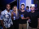 Thiago Martins, Roberta Rodrigues e Dudu Azevedo curtem festa no Rio