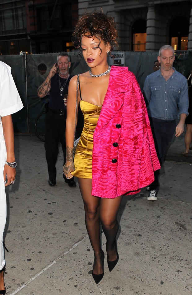 X17 - Rihanna em Nova York, nos Estados Unidos (Foto: X17online/ Agência)
