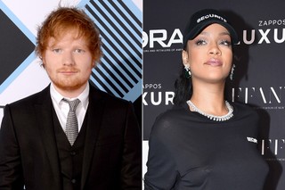 Ed Sheeran e Rihanna (Foto: Theo Wargo/ Getty Images/ AFP - Getty Images)
