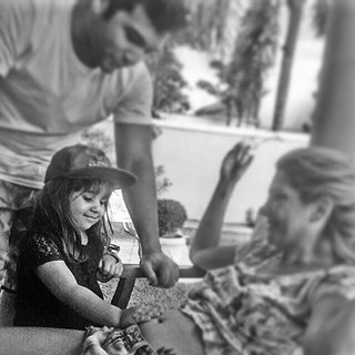 Jonathan Costa com a filha e Antônia Fontenelle (Foto: Reprodução/Instagram)