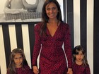 Giovanna Antonelli e as filhas vestem roupas iguais: 'Que fofuricas!'