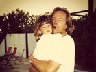 Yasmin Brunet posta foto antiga com o pai