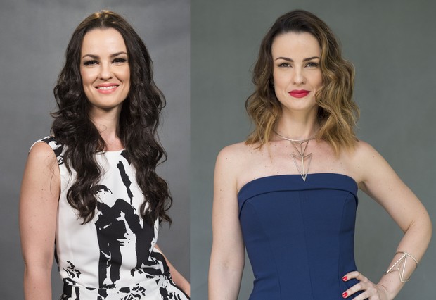 Carolina Kasting: antes e depois (Foto: Divulgação Globo)