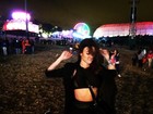 Thaila Ayala mostra barriga sequinha ao dançar no Rock in Rio Lisboa