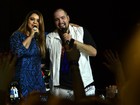 Preta Gil canta com Tiago Abravanel no Rio