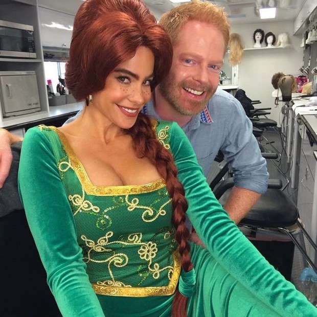 Jesse Tyler Ferguson e Sofia Vergara (Foto: Facebook/Reprodução)