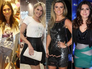 Famosas vestem PopUp Store - Thaila Ayala, Ana Hickmann,  Mirella Santos e Fernanda Paes Leme (Foto: Divulgação)