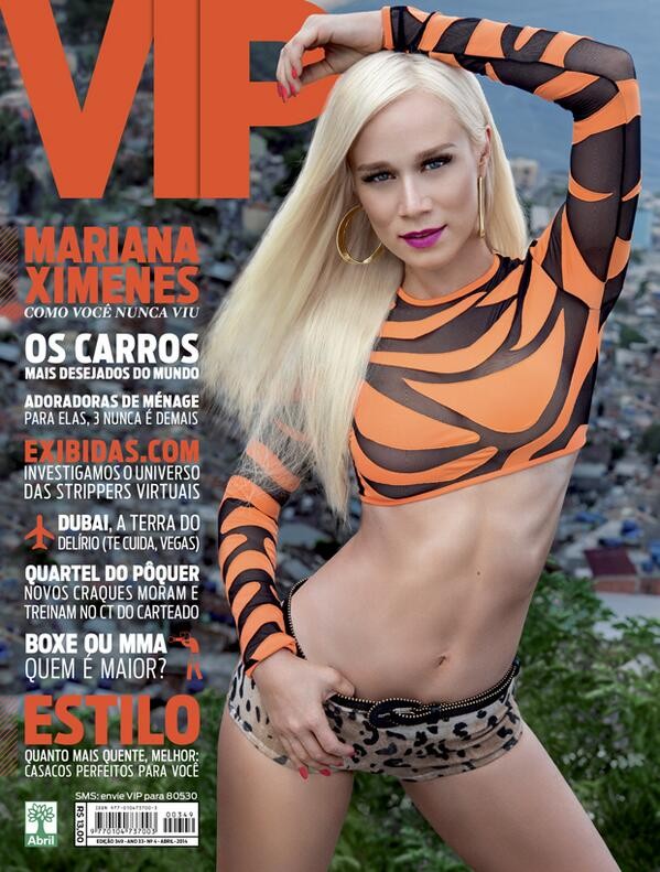 Mariana Ximenes na capa da VIP de Abril (Foto: Reprodução / Revista Vip)