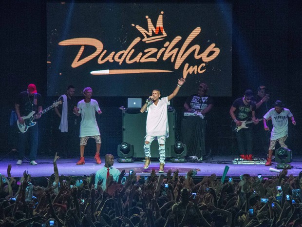 MC Duduzinho em show na Zona Norte do Rio (Foto: Renato Moura/ Divulgação)