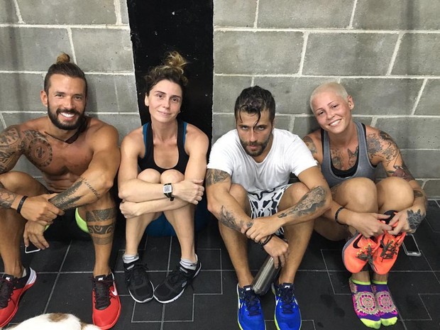 Marcos Viana, Giovanna Antonelli, Bruno Gagliasso e Alice Vieira (Foto: Instagram / Reprodução)