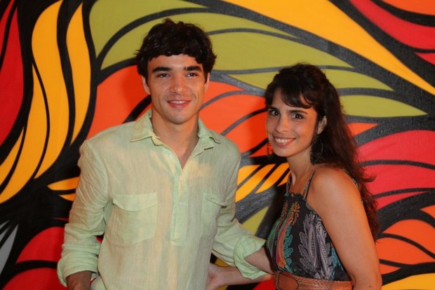 Cario Blat e Maria Ribeiro em evento no Rio (Foto: Anderson Borde/ Ag. News)